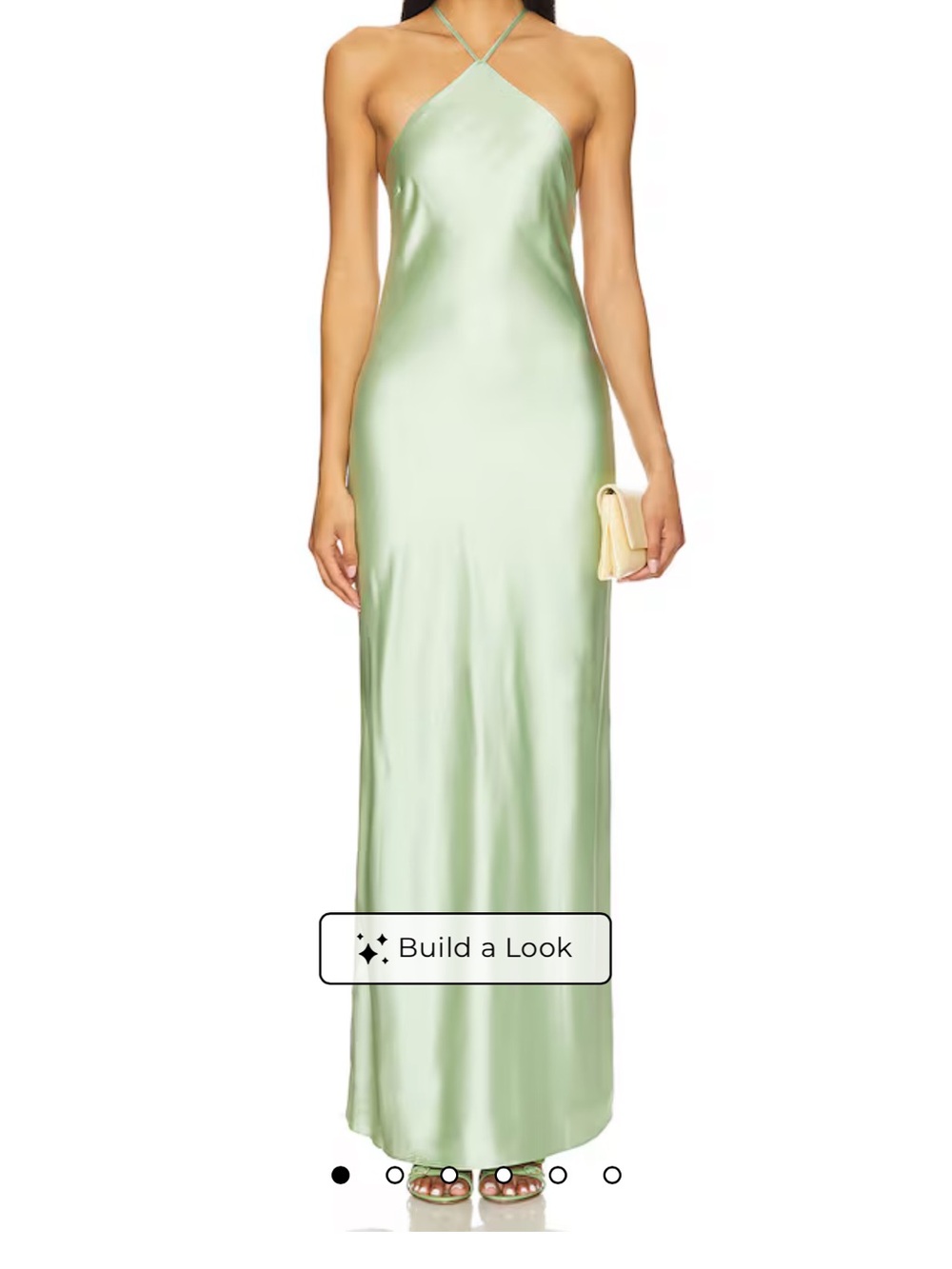 x REVOLVE Kira Maxi Dress in Pistachio Green